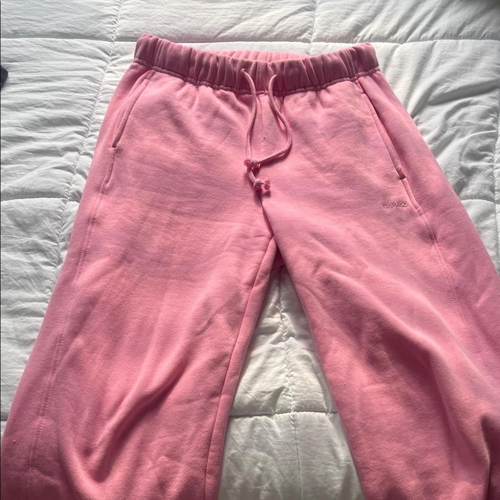 Garage Pink Straight Leg Pants